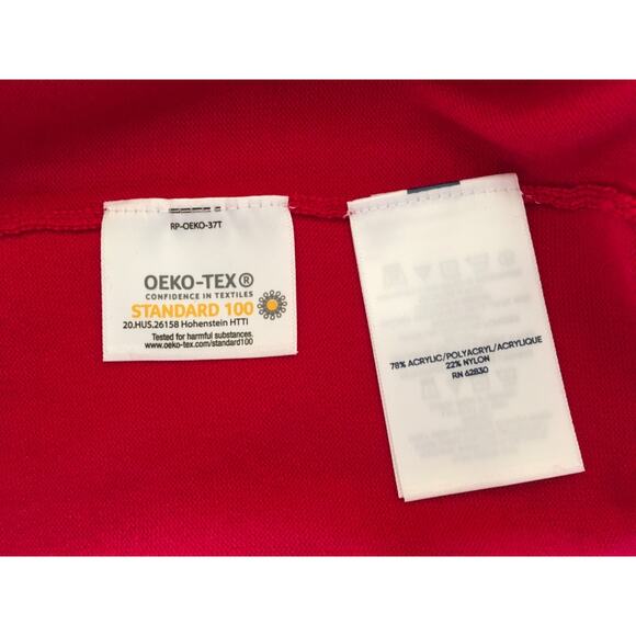 Lands’ End School Uniform Men's Performance V-neck Sweater Sz L Rich Red NWT - Picture 10 of 15